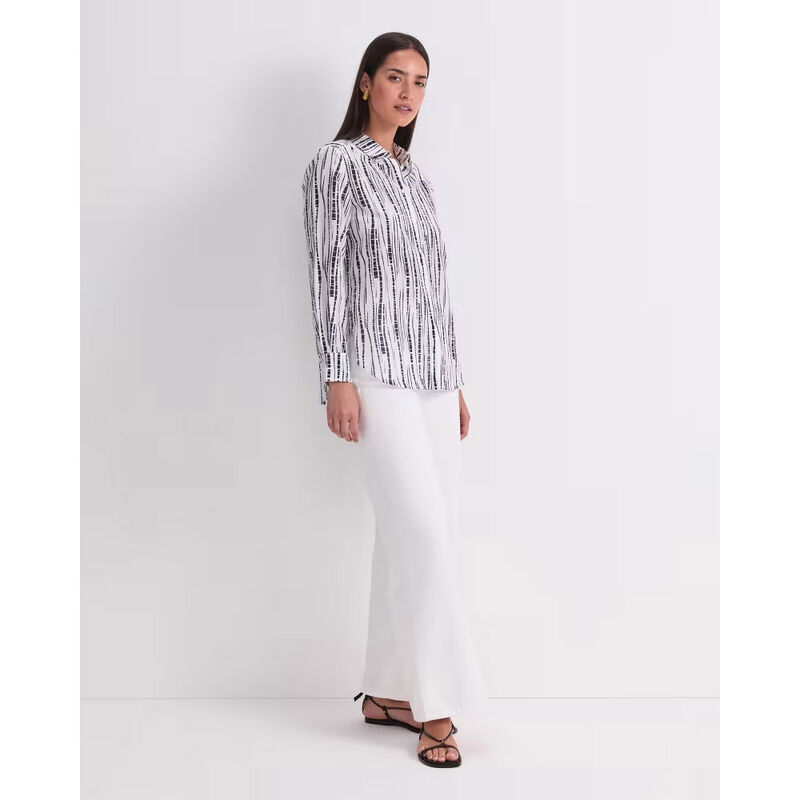 Sportscraft Stripe Cotton/Silk L/S Shirt image number 3